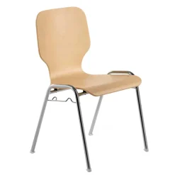 Wohnen Küchenstühle|Esszimmerstühle*Stapelstuhl mit Schalensitz in Buche - Berit