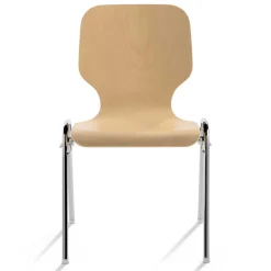 Wohnen Küchenstühle|Esszimmerstühle*Stapelstuhl mit Schalensitz in Buche - Berit