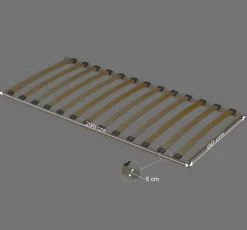 Wohnen Starrer Lattenrost Ligure unverstellbar