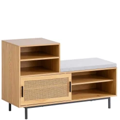 Wohnen Schuhschränke|Garderobenbänke*Stauraum Garderobenbank in Eiche Natur - Around