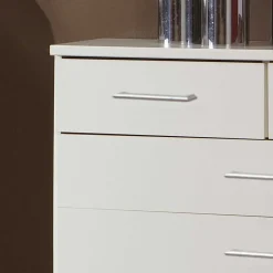 Wohnen Stauraum Kommode Mellevos in Weiß