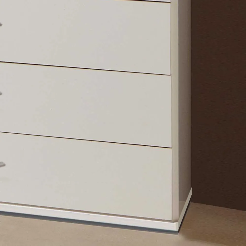 Wohnen Stauraum Kommode Mellevos in Weiß