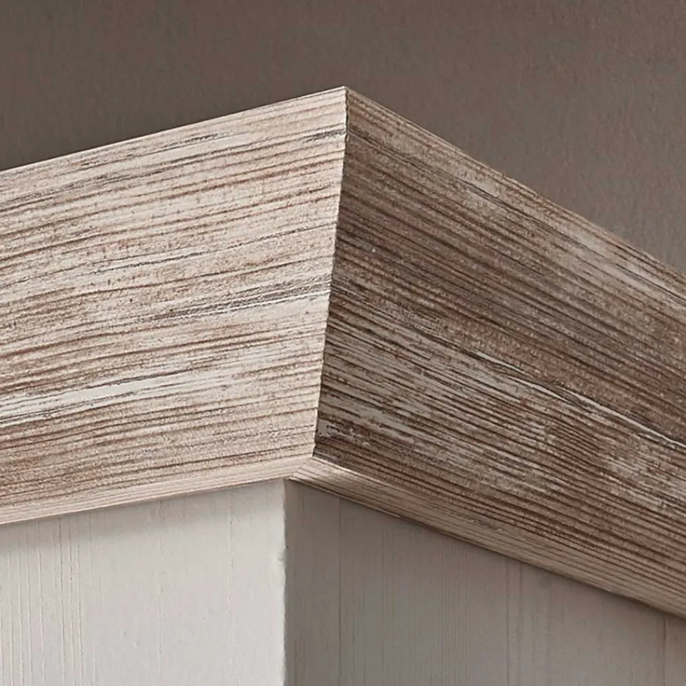 Wohnen Landhausmöbel|Sideboards*Stauraum Sideboard im Scandi Landhaus Stil Nedita in Weiß