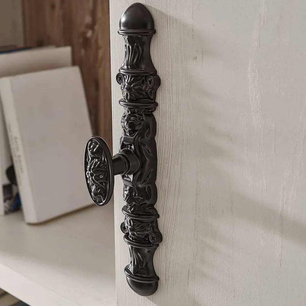 Wohnen Landhausmöbel|Sideboards*Stauraum Sideboard im Scandi Landhaus Stil Nedita in Weiß