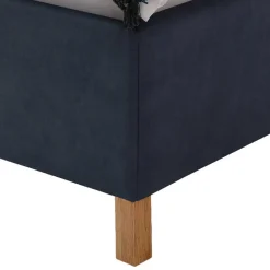 Wohnen Jugendbetten*Stauraumbett in Blaugrau & Eiche - Tagma