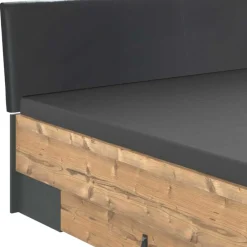 Wohnen Stauraumbett in Tanne Holzoptik - Ardila