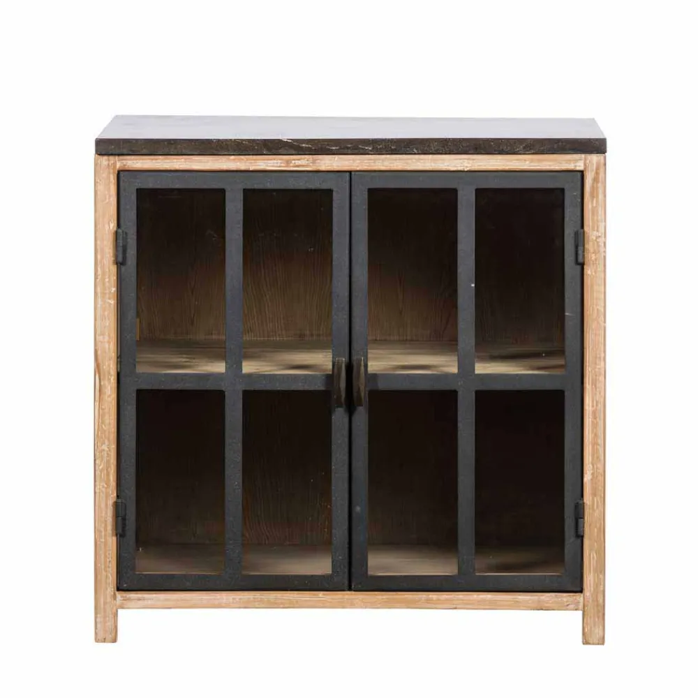 Wohnen Stauraumvitrine Küche Ashvills im rustikalen Landhausstil