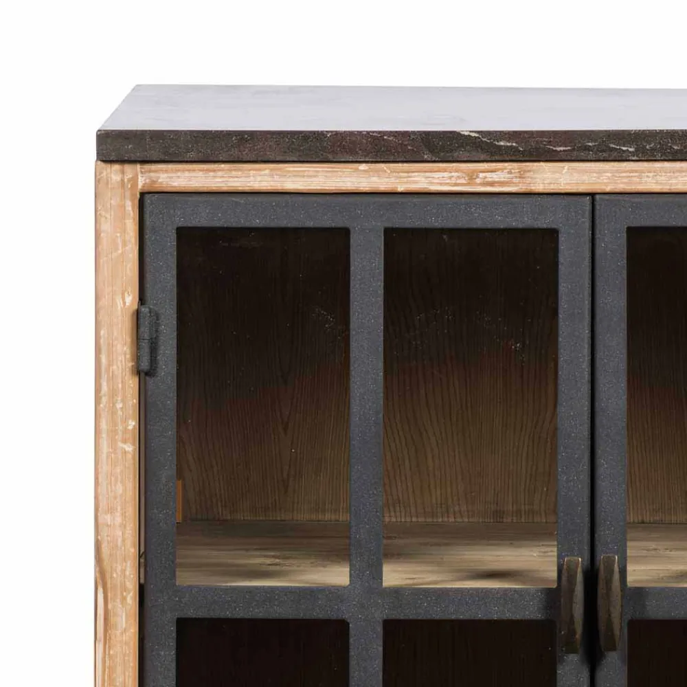 Wohnen Stauraumvitrine Küche Ashvills im rustikalen Landhausstil