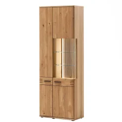 Wohnen Stauraumvitrine Wohnzimmerschrank 2-türig - Crupean