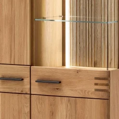 Wohnen Stauraumvitrine Wohnzimmerschrank 2-türig - Crupean