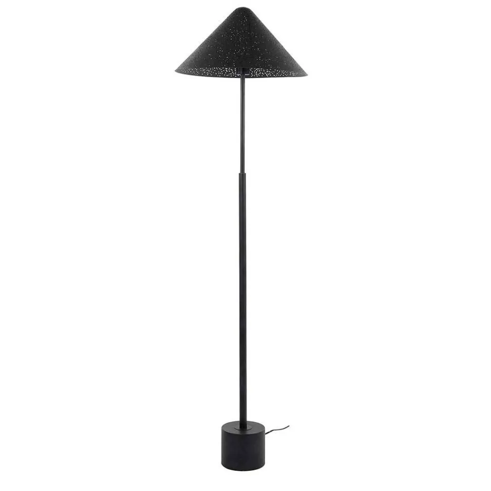 Wohnen Loft Möbel|Industrial Möbel*Stehlampe in Schwarzgrau aus Metall - Catron
