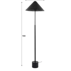 Wohnen Loft Möbel|Industrial Möbel*Stehlampe in Schwarzgrau aus Metall - Catron