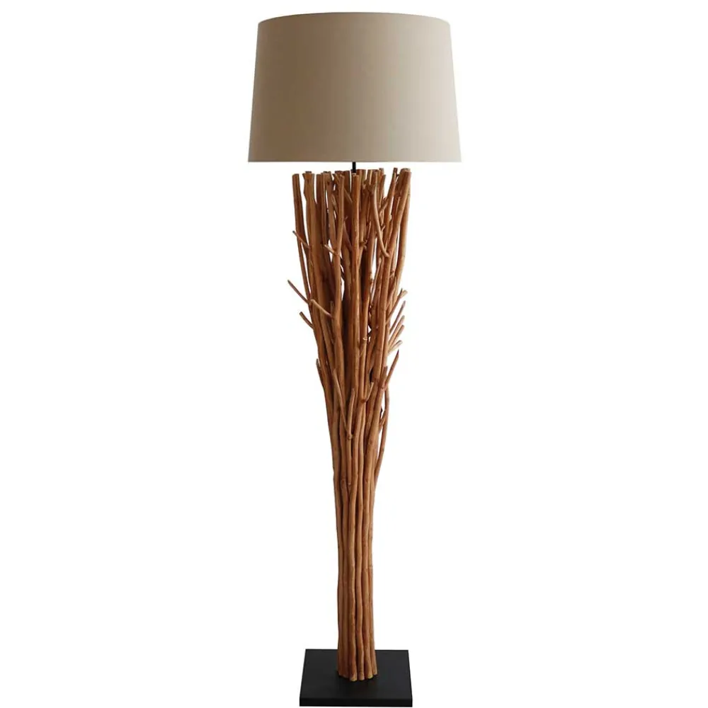 Wohnen Lampen & Leuchten*Stehlampe mit Fuß aus Treibholz Ästen - Duffy