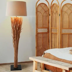 Wohnen Lampen & Leuchten*Stehlampe mit Fuß aus Treibholz Ästen - Duffy