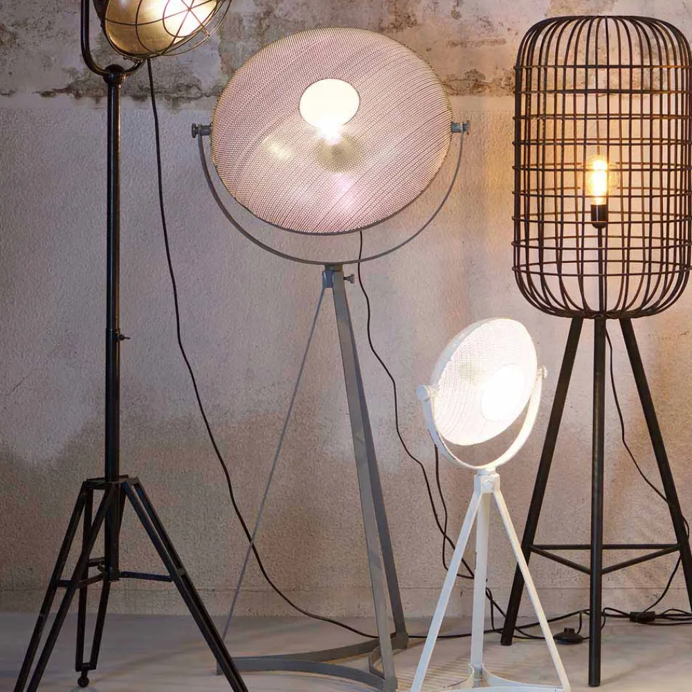 Wohnen Lampen & Leuchten*Stehlampe Varagosta in Grau