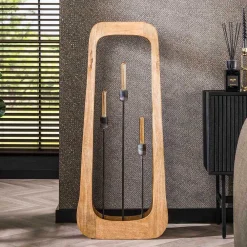 Wohnen Lampen & Leuchten*Stehleuchte aus Mangobaum Massivholz - Capitan