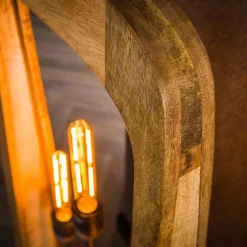 Wohnen Lampen & Leuchten*Stehleuchte aus Mangobaum Massivholz - Capitan