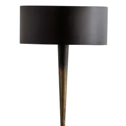 Wohnen Lampen & Leuchten*Stehleuchte in Schwarz & Messing - Moridado