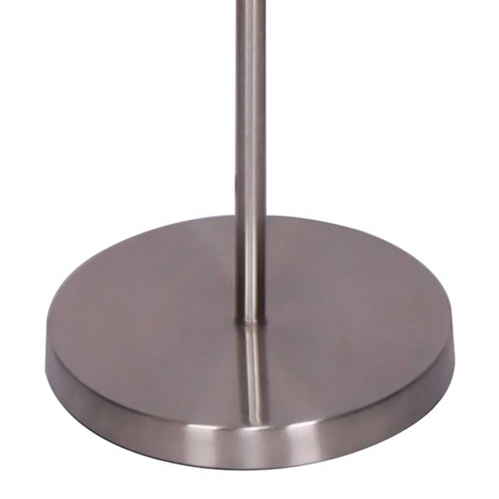 Wohnen Stehleuchte mit Schirm in Schwarz & Holzoptik - New Orleans