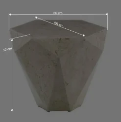 Wohnen Stein Wohnzimmertisch Jevellon in Creme