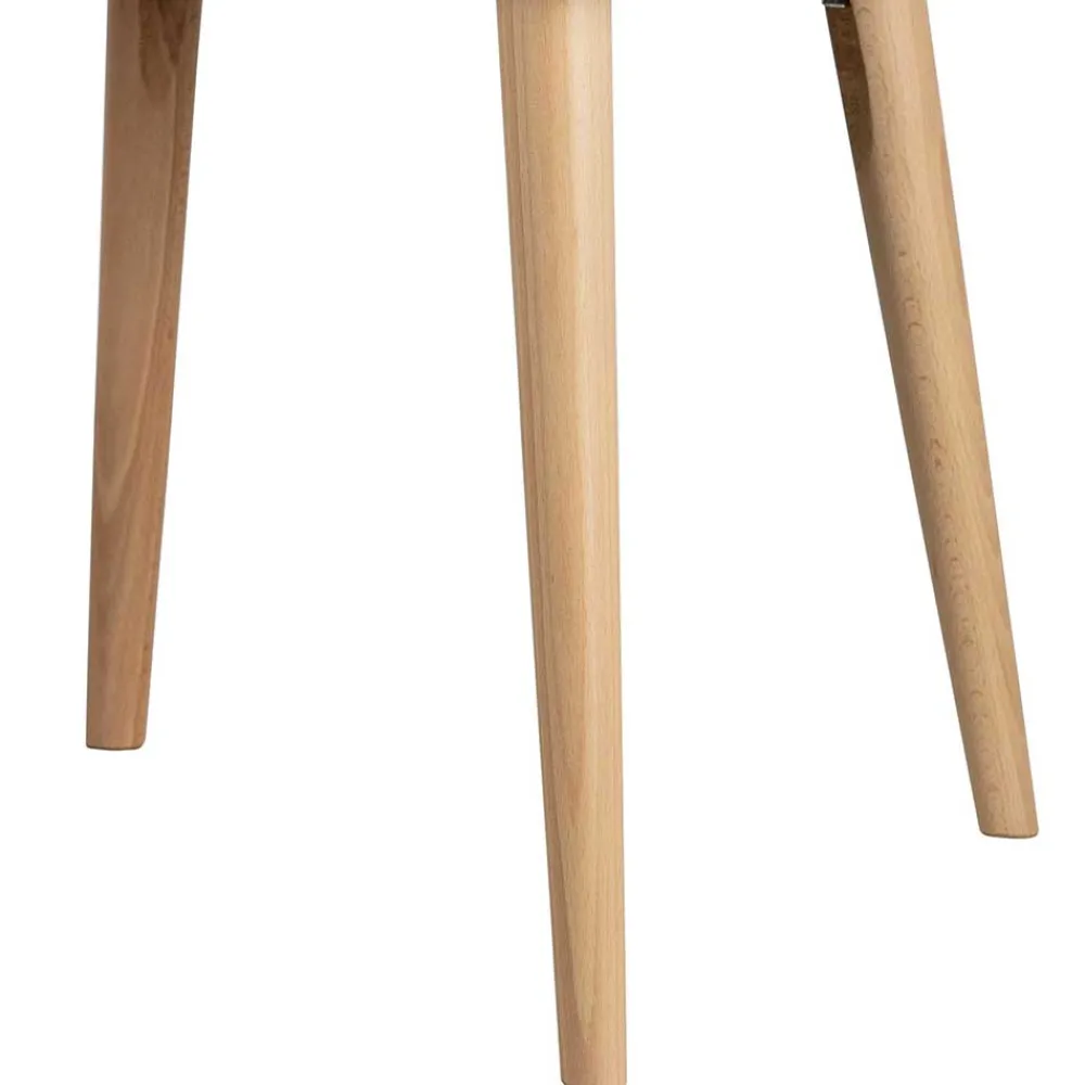 Wohnen Stühle aus braunem Boucle Stoff - Convilla (2er Set)