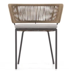 Wohnen Rattanmöbel|Esszimmerstühle*Stühle aus Kordelgeflecht Beige - Wanisha (4er Set)