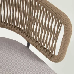 Wohnen Rattanmöbel|Esszimmerstühle*Stühle aus Kordelgeflecht Beige - Wanisha (4er Set)