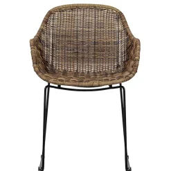 Wohnen Stühle aus Kunstrattan in Beigegrau - Simonas (2er Set)