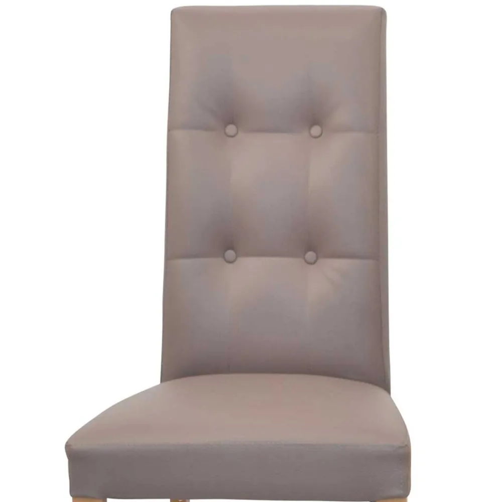 Wohnen Braune Möbel|Küchenstühle*Stühle in Hellbraun & Eiche - Drenada (2er Set)