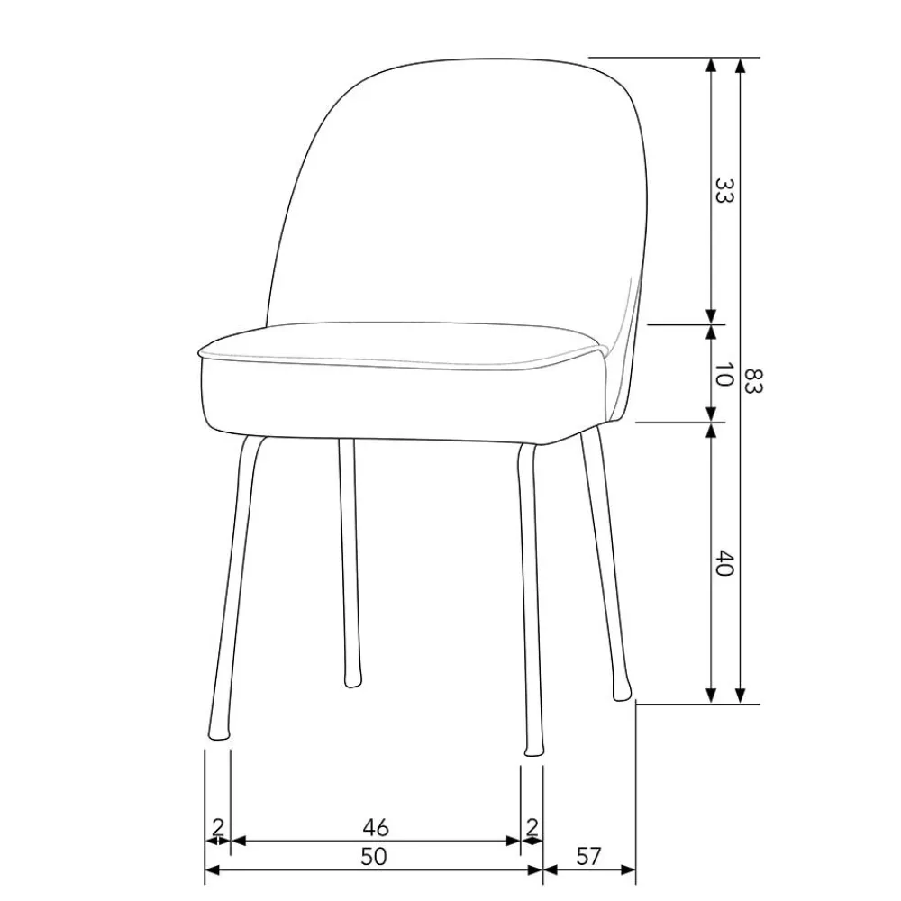 Wohnen Retro Möbel*Stühle in Honig Gelb Samtstoff - Lagaska (2er Set)