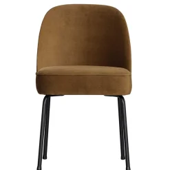 Wohnen Retro Möbel*Stühle in Honig Gelb Samtstoff - Lagaska (2er Set)