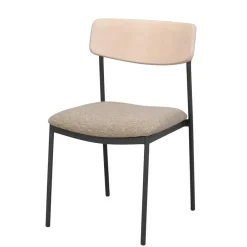 Wohnen Stühle mit Polstersitz in Beige - Gora (2er Set)