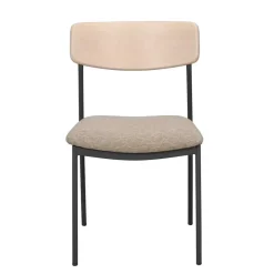 Wohnen Stühle mit Polstersitz in Beige - Gora (2er Set)