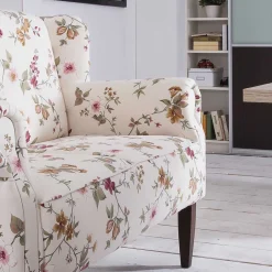 Wohnen Vintage Möbel*Stoff Sofa Sweet mit Blumenmuster