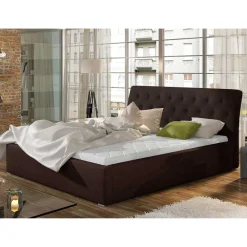 Wohnen Braune Möbel|Betten*Stoffbett in Braun - Svilia
