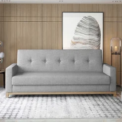 Wohnen Stoff-Klappsofa in Grau - Ejolas