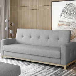 Wohnen Stoff-Klappsofa in Grau - Ejolas