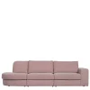 Wohnen Sofas|Sofa*Stoffsofa mit Armlehne rechts in Rosa - Jilatov