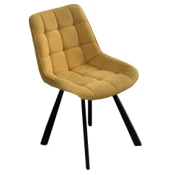 Wohnen Stoffstühle in Gelb - Anthony (4er Set)