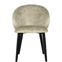 Wohnen Küchenstühle|Esszimmerstühle*Struktursamt Polsterstühle in Beige - Hakamo (2er Set)