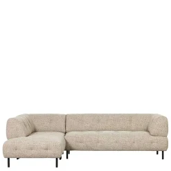 Wohnen Strukturstoff Sofaecke in Beigegrau - Pantras