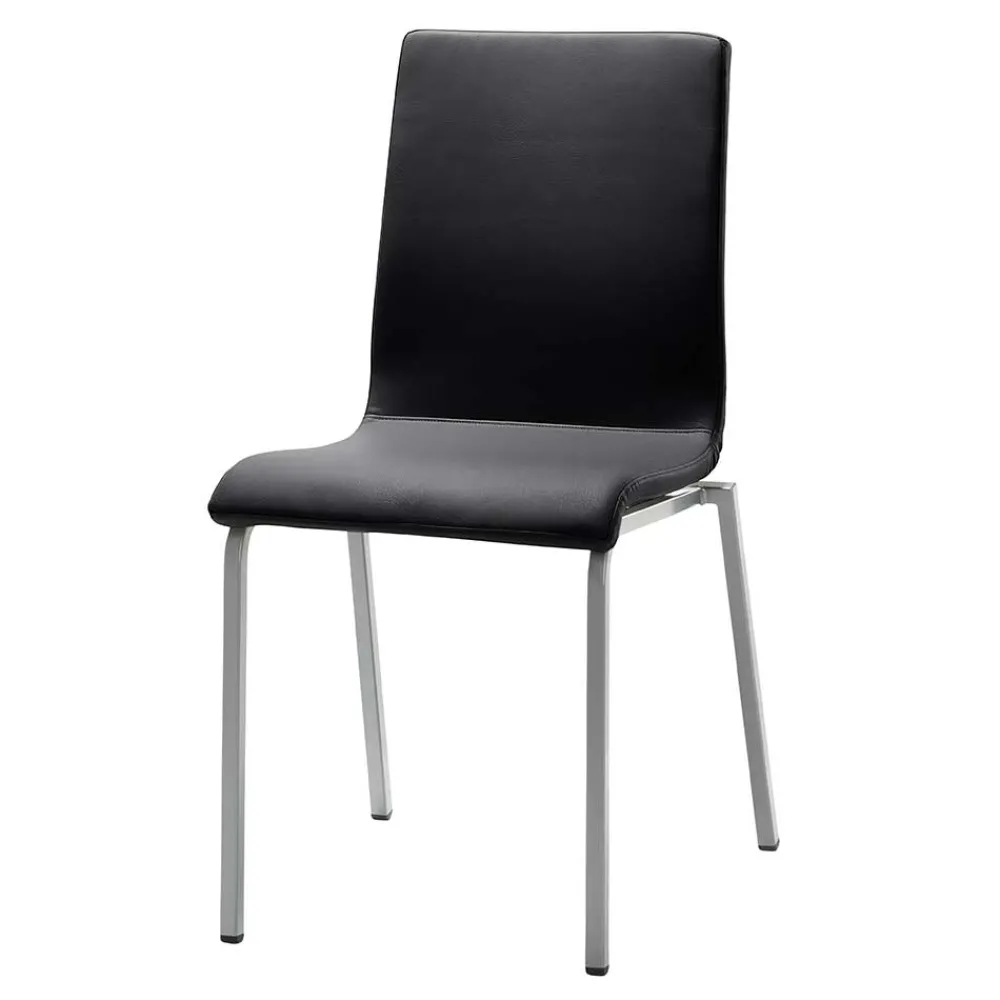 Wohnen Küchenstühle|Esszimmerstühle*Stuhl in Anthrazit Microfaser - Coestraga