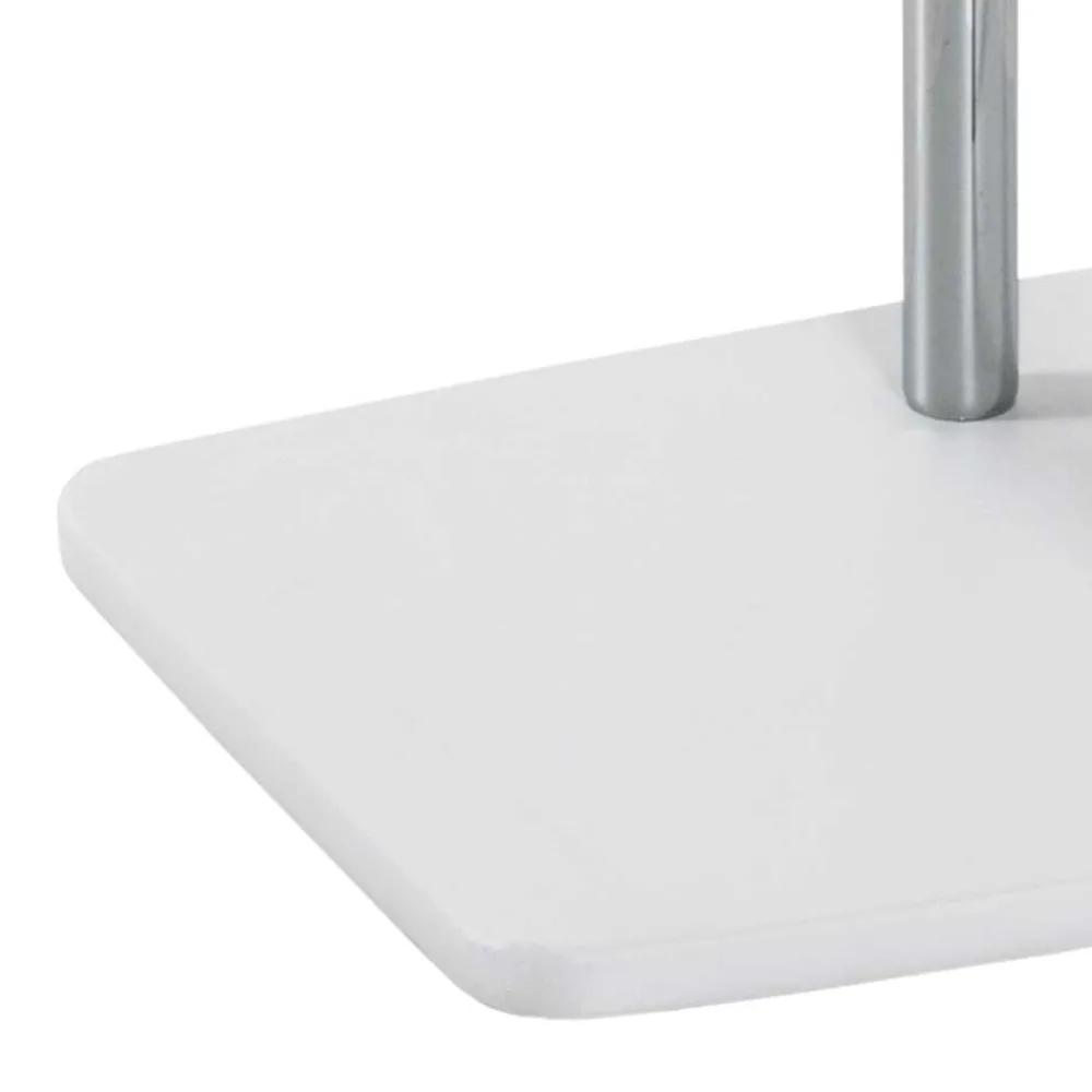 Herren Wohnen Stummer Diener in Chromfarben & Weiß - Contessa