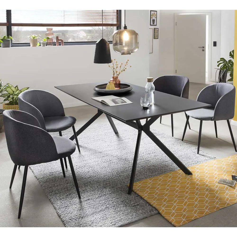 Wohnen Küchen-Essgruppen|Esszimmer Komplett*Stylische Tischgruppe fürs Esszimmer - Contrada (fünfteilig)