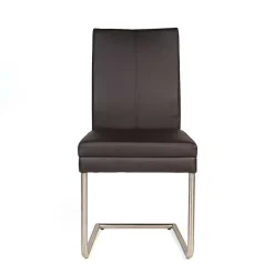 Wohnen Swing Polsterstuhl in Dunkelbraun - Imbizia (2er Set)