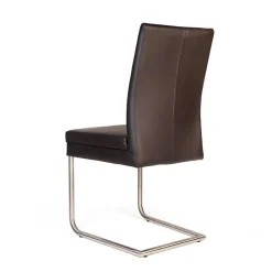 Wohnen Swing Polsterstuhl in Dunkelbraun - Imbizia (2er Set)