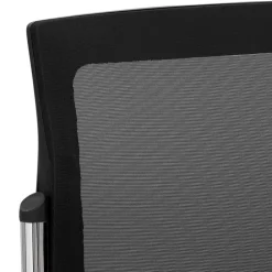 Wohnen Swing Stapelstuhl mit Mesh Rücken Schwarz - Castello