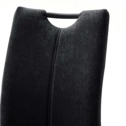 Wohnen Swingstühle in dunklem Grau - Lacrunia (4er Set)