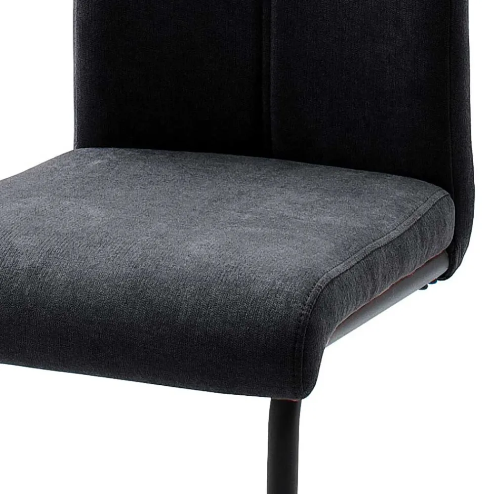 Wohnen Swingstühle in dunklem Grau - Lacrunia (4er Set)