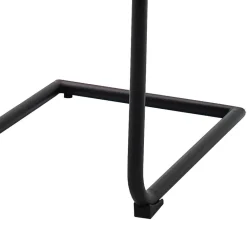 Wohnen Swingstühle in dunklem Grau - Lacrunia (4er Set)